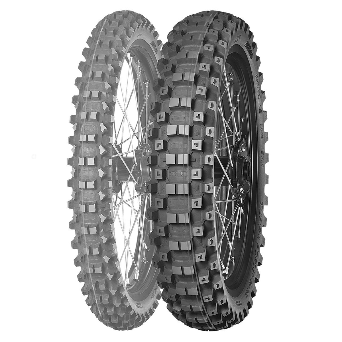 MITAS TERRA FORCE MX MH RED GREEN FRONT NHS 90/100 R21 57M